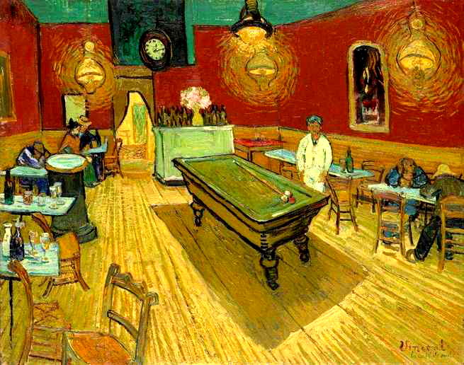 O café a noite, Van Gogh