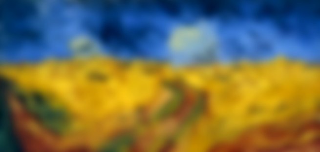 Campo de trigo com corvos, de Van Gogh