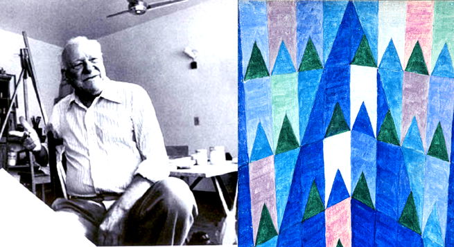 Alfredo Volpi e o quadro Bandeirinhas e ogivas